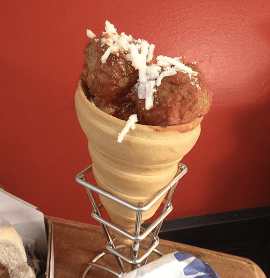 Meatball Cone